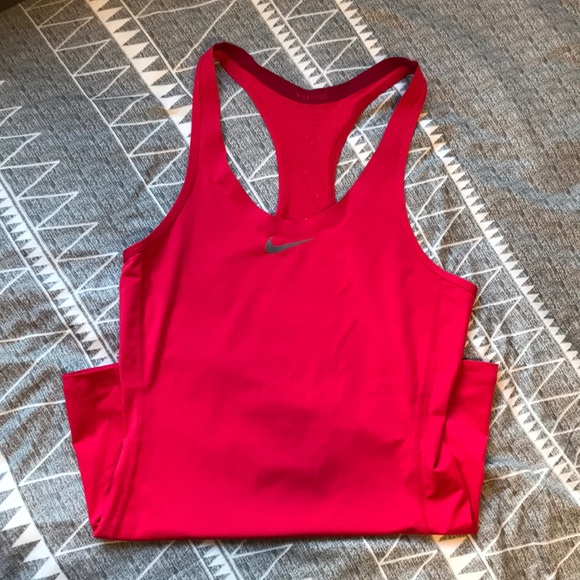 Pink Nike Pro Tank Top - Picture 2 of 4